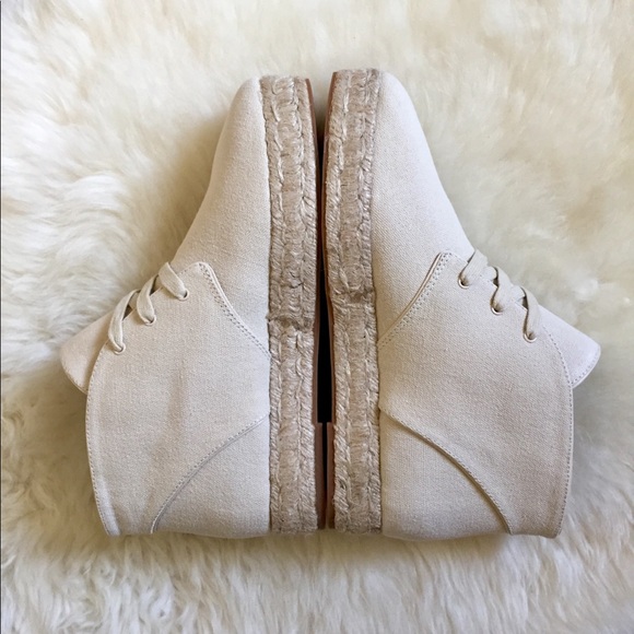 Tory Burch Rio Lace Up Espadrille Canvas Bootie - Picture 7 of 7